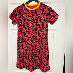 Disney Halloween girls’ 13 Large pajama nightgown costume print Mickey pumpkin